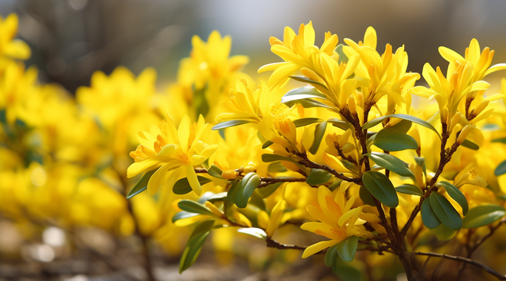 Загадочная красавица — форзиция кустарник