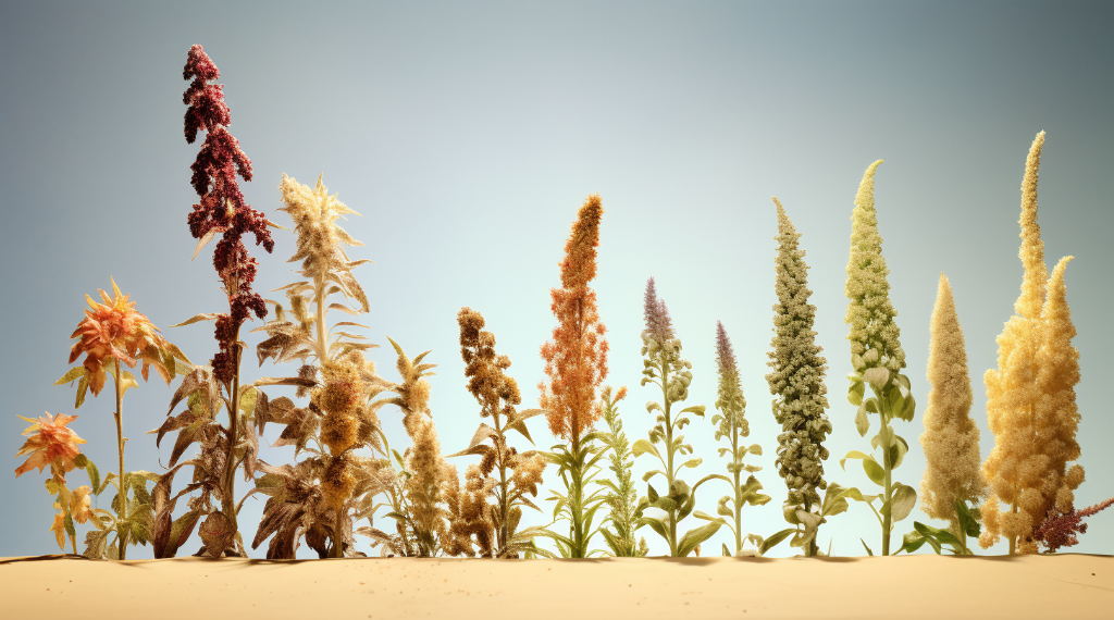 Киноа: как растет