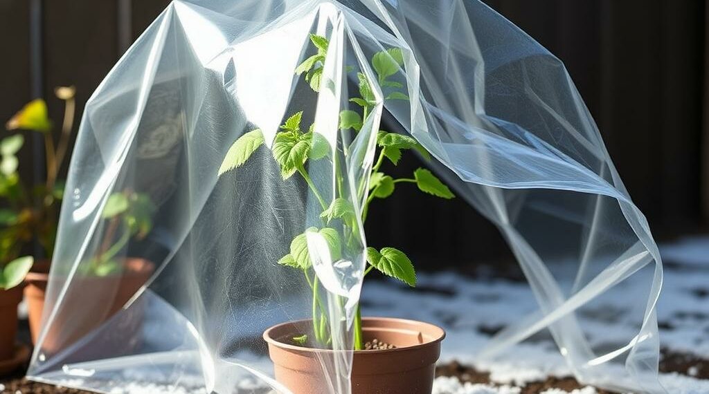 Эффективность полиэтиленовой пленки 200 мкм в защите растений от заморозков