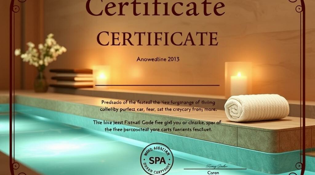 Сертификат в спа: Ваш путь к расслаблению и восстановлению