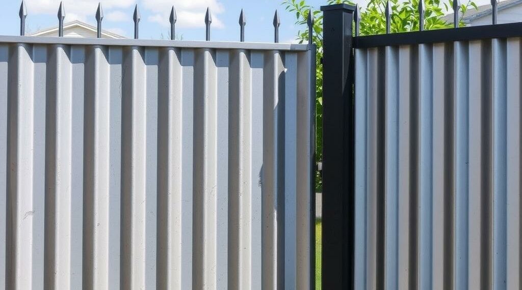 Заборы из профнастила: практичность, стиль и надежность в одном решении