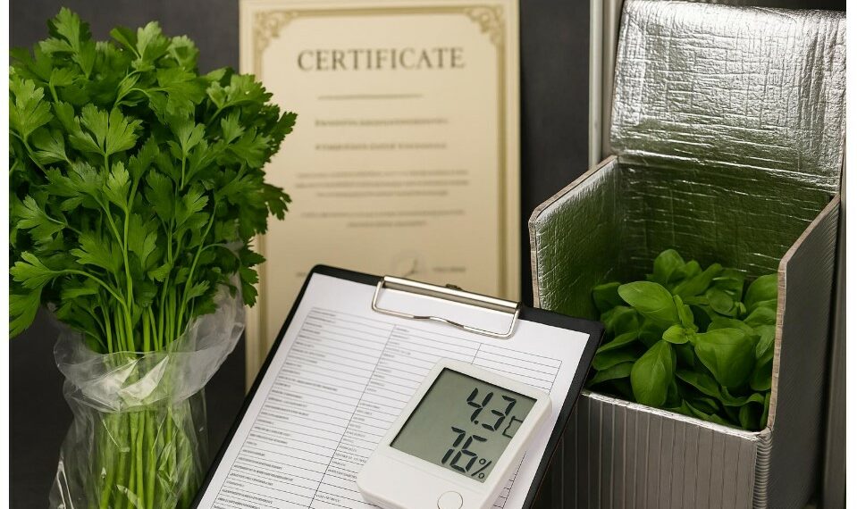 Закупка зелени из-за рубежа: что нужно знать о сертификации и температурной логистике