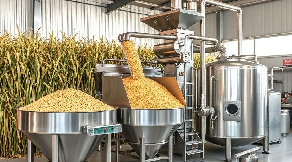 Техника для очистки и транспортировки зерна: как современные машины облегчают работу в агробизнесе