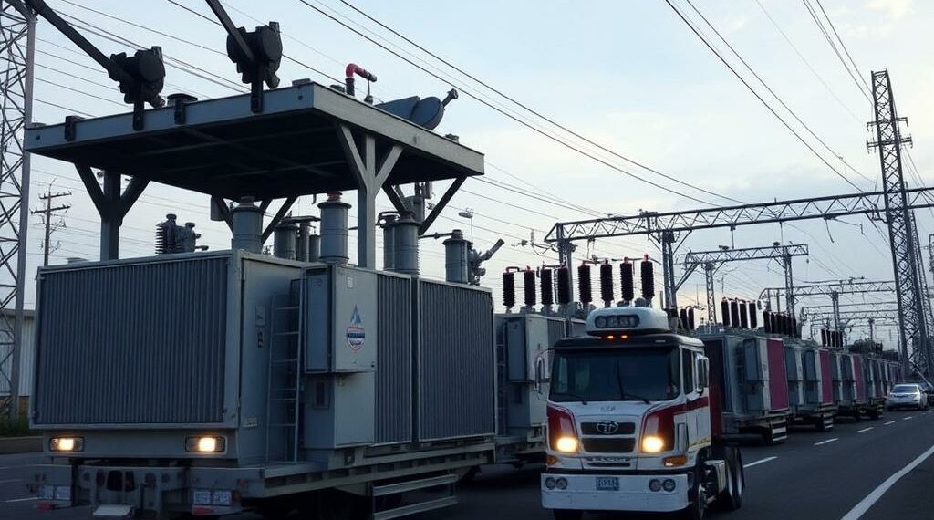 Перевозка трансформаторов