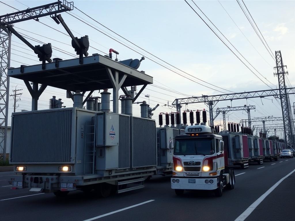 Transportation of transformers Transportation of transformersфото