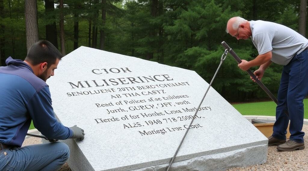 Этапы изготовления гранитного памятника