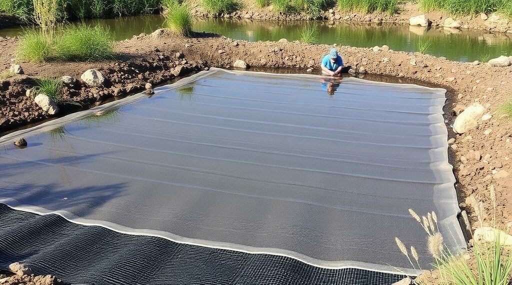 Геотекстиль для прудов и водоемов: надежная подушка для воды и красоты