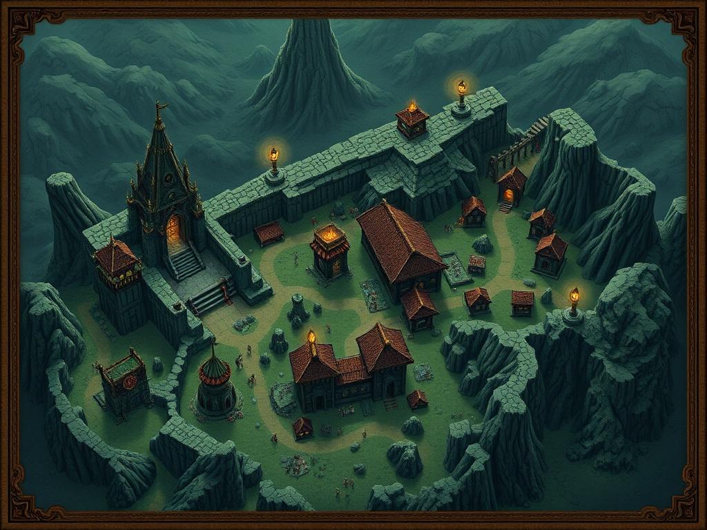 Description of dungeon kingdoms and dangerous places on the Avalon Game world map Description of dungeon kingdoms and dangerous places on the Avalon Game world mapфото